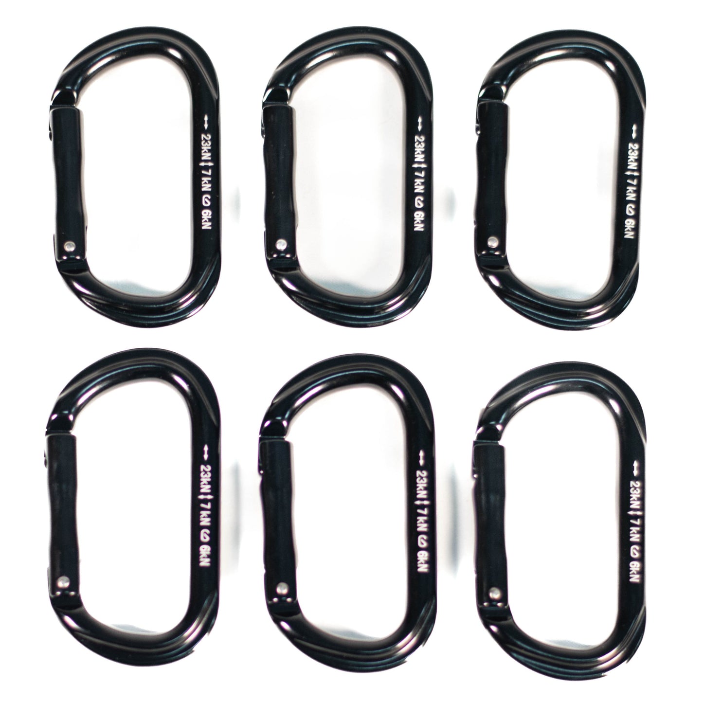 Carabiners Carabiners 6 carabiners Etched