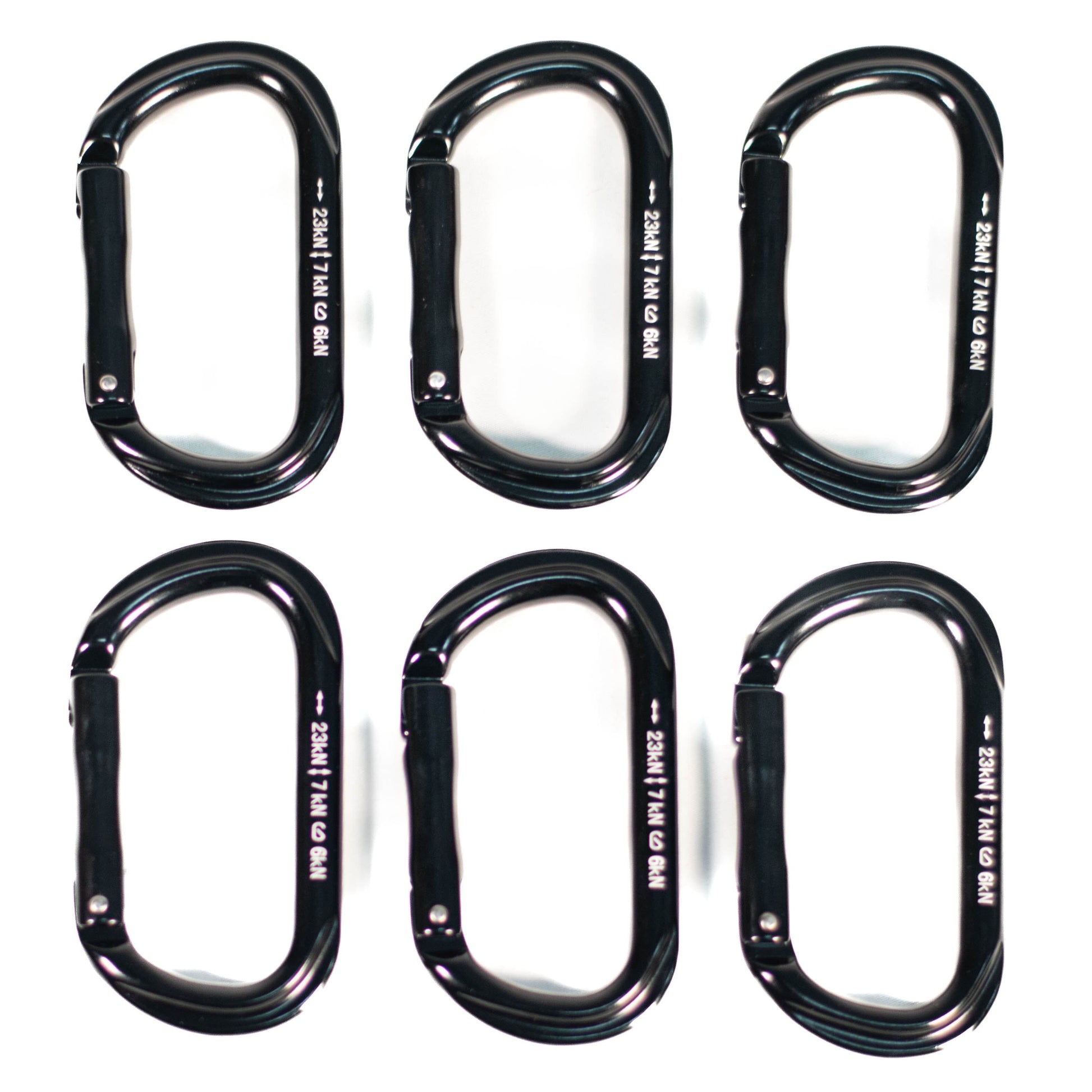 Carabiners Carabiners 6 carabiners Etched